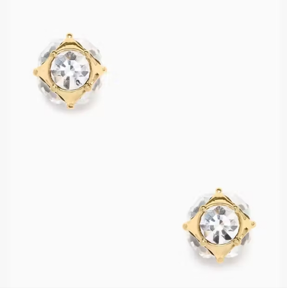 Kate Spade Gold and Silver Stud Earrings